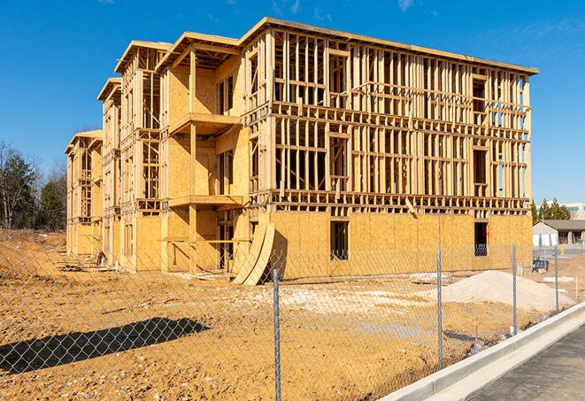 portable temporary chain link fence installations designed to secure construction zones in Ocean Ridge